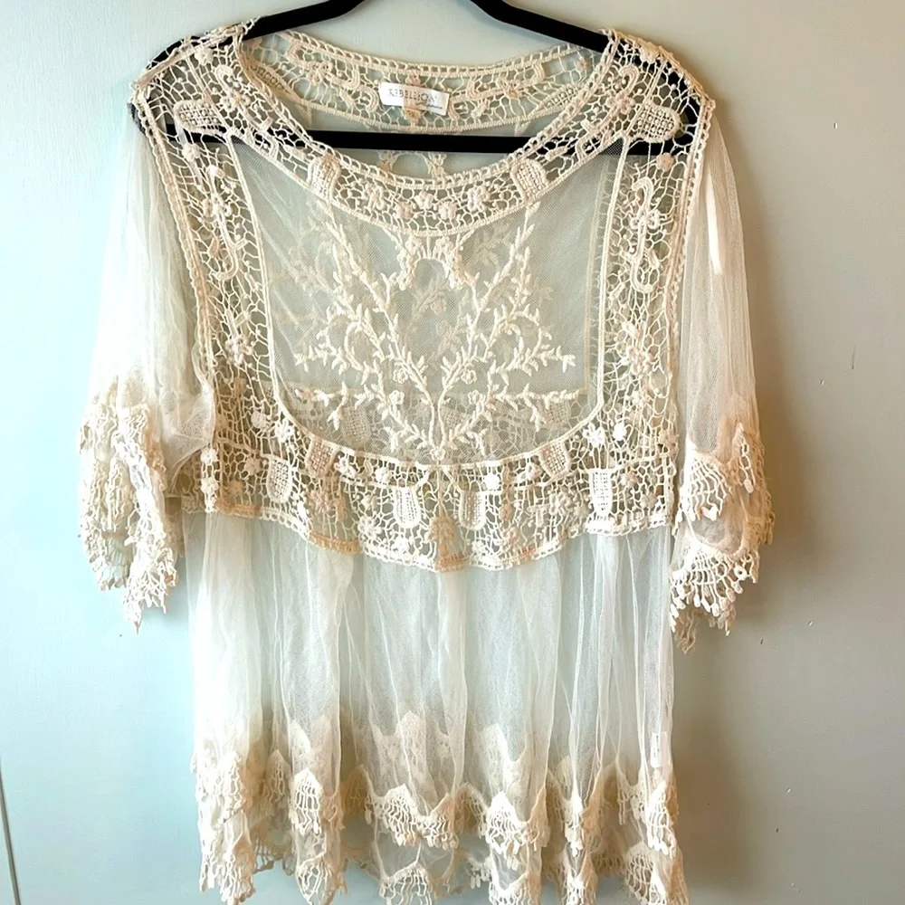 Lace Blouse - Picture 1 of 5